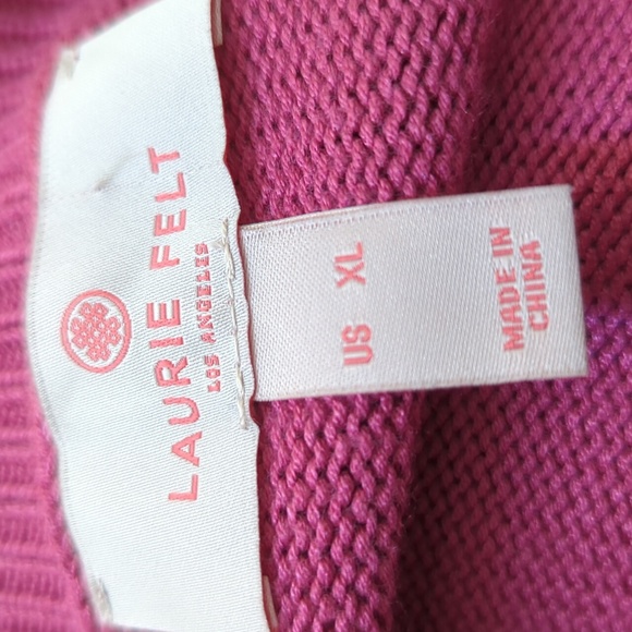 Laurie Felt Viscose Two-Tone Color Block Sweater - Picture 16 of 16